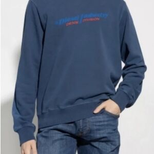 Diesel Sweatshirt Size Large Navy Blue *Damage On Back Of Collar